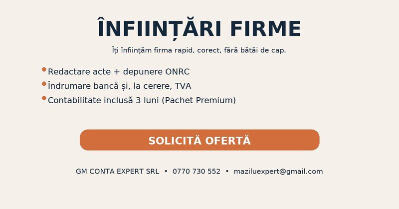 GMContaExpert - Servicii complete de contabilitate